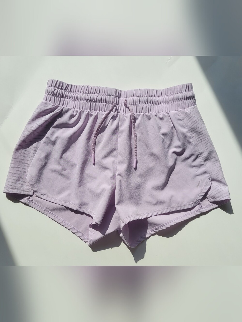 Mondetta Lavender Drawstring Athletic Shorts